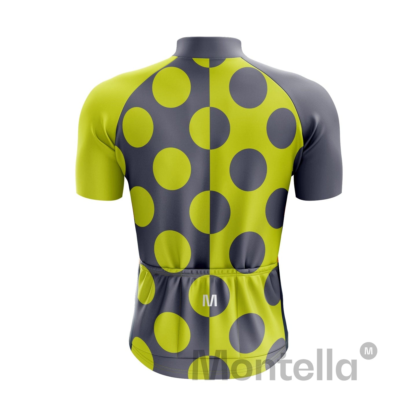 Men's Green Dots Cycling Jersey or Bib Shorts
