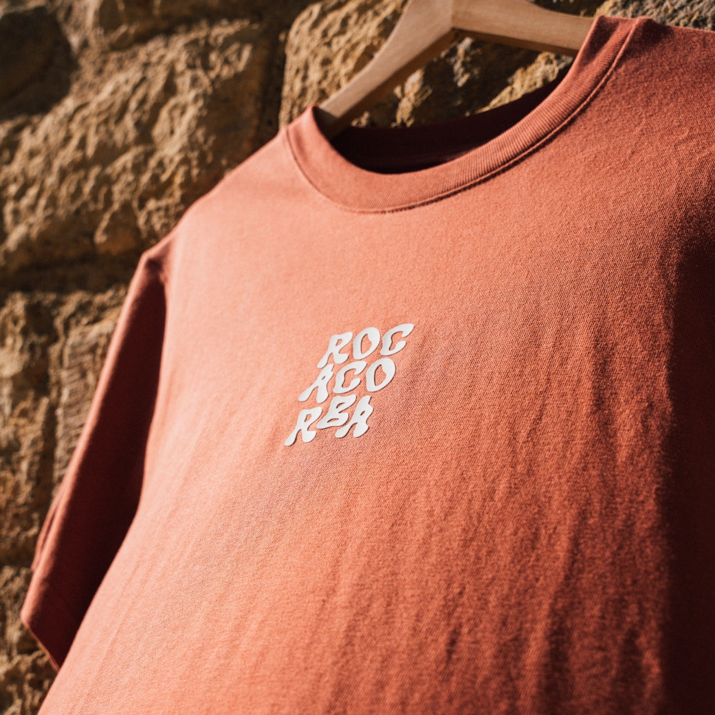 Groovy Oversized T-Shirt Rust