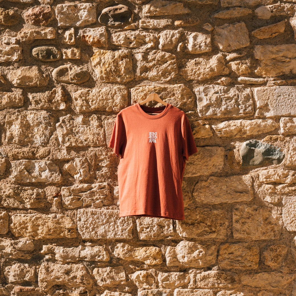 Groovy Oversized T-Shirt Rust