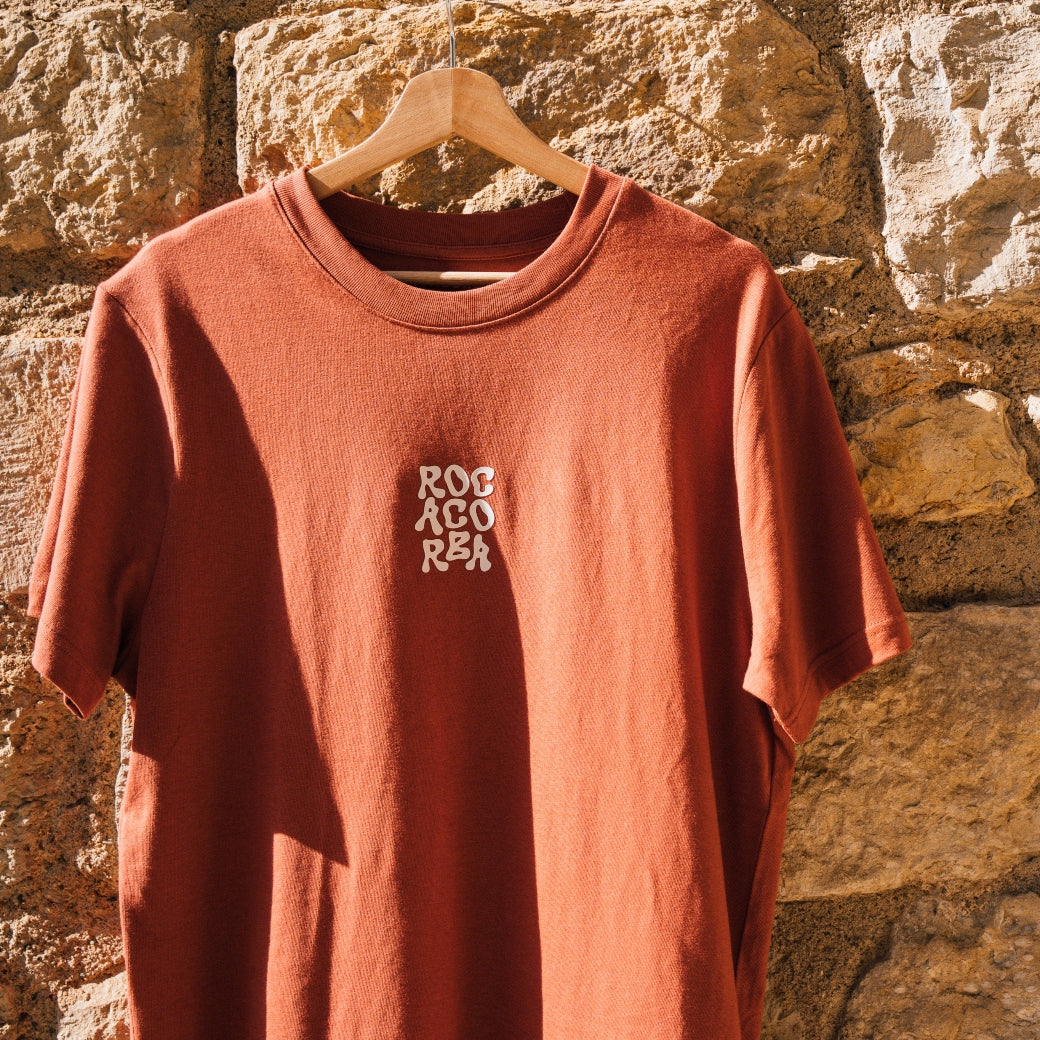 Groovy Oversized T-Shirt Rust