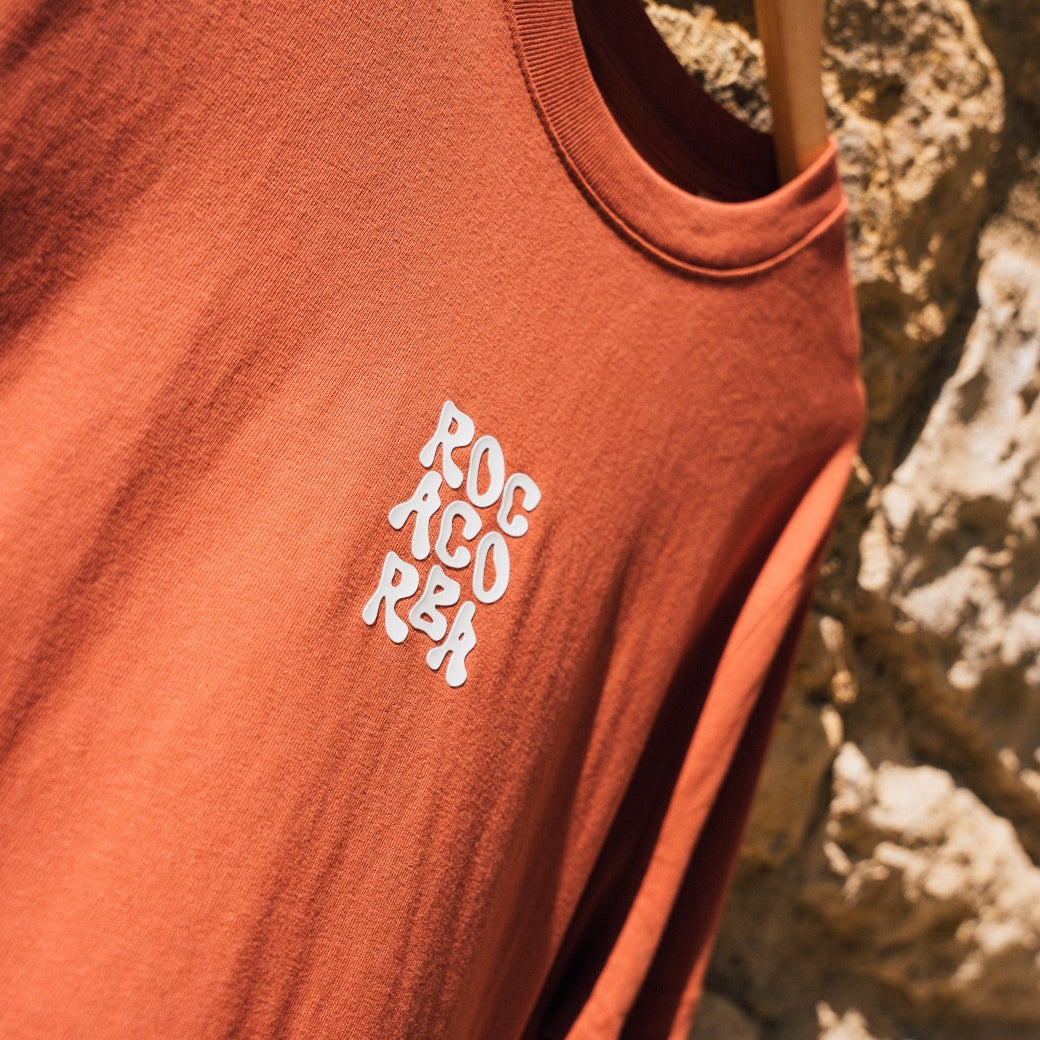 Groovy Oversized T-Shirt Rust