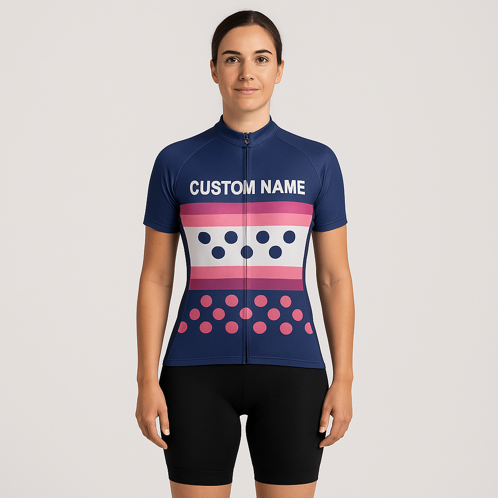 Custom Women Cycling Jersey or Shorts - Blue