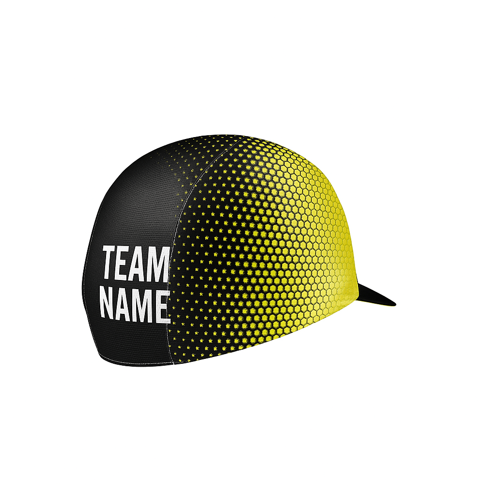 Yellow Custom Cycling Cap