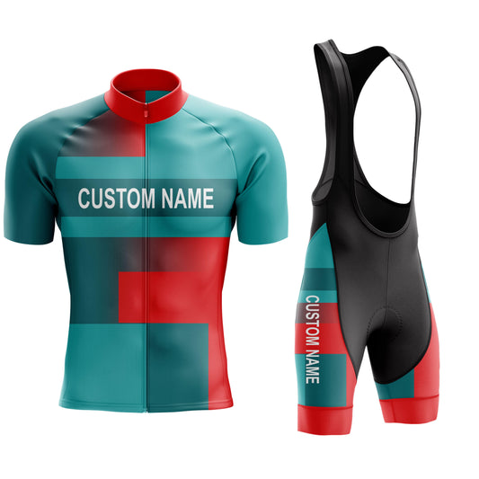 Custom Turquoise Cycling Jersey or Bib Shorts
