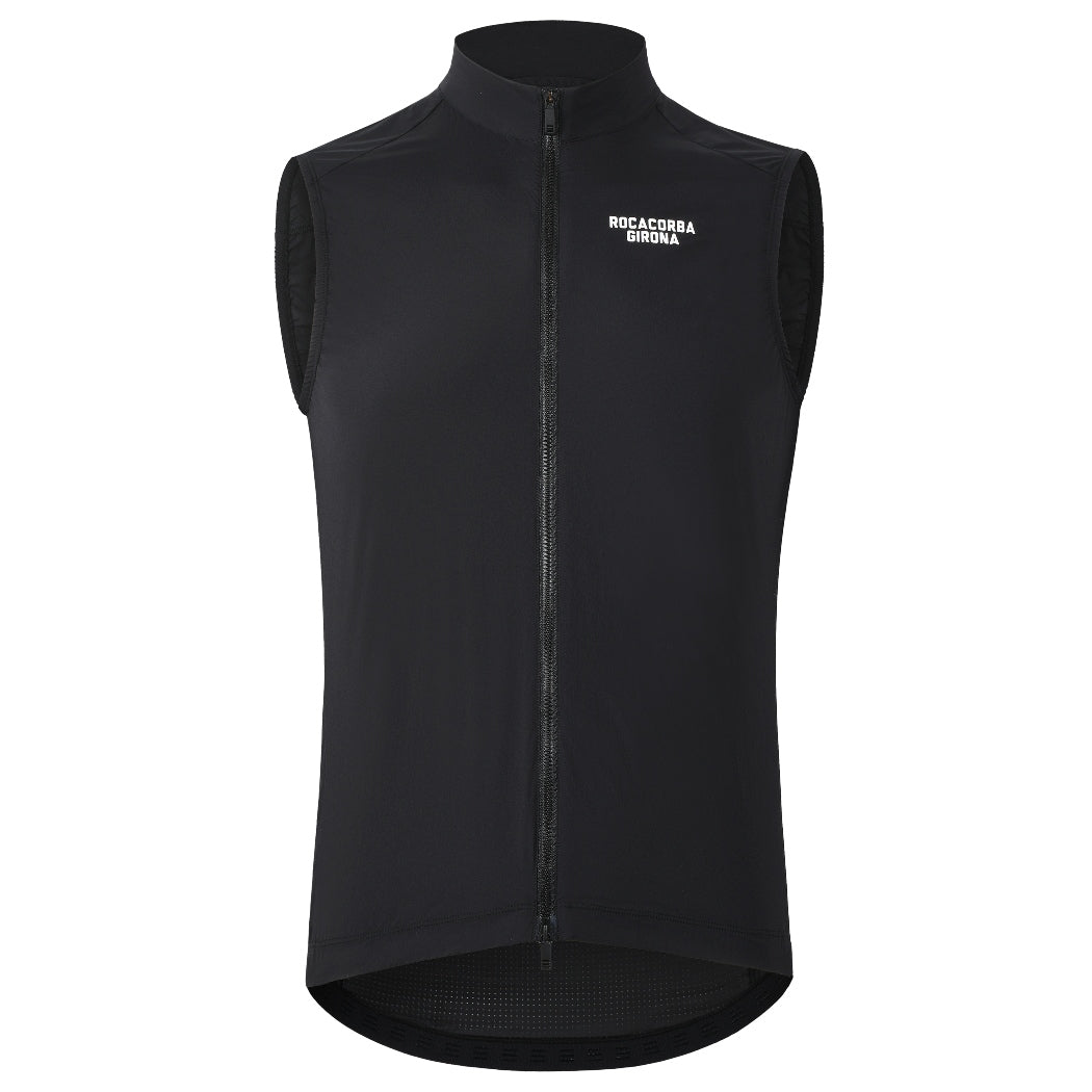 Tramuntana Lightweight Wind Gilet - Black