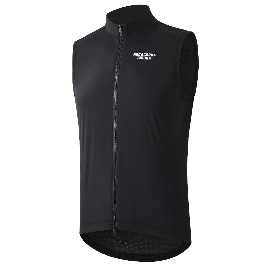 Tramuntana Lightweight Wind Gilet - Black