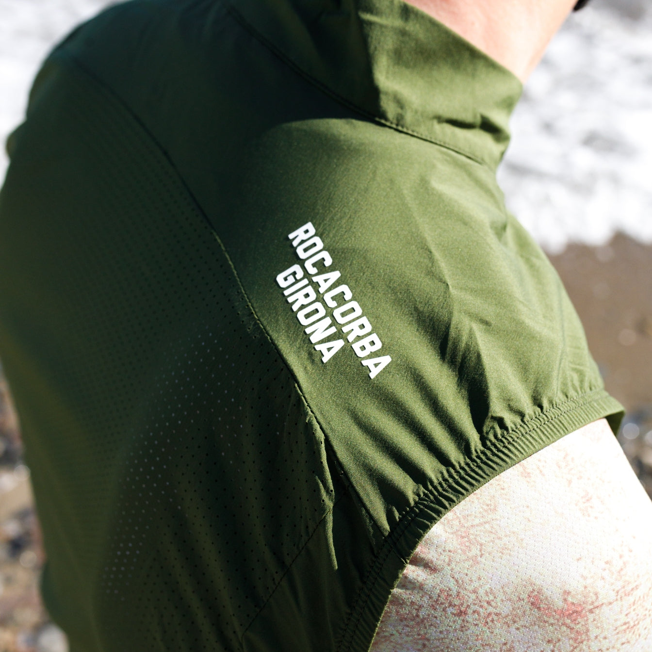 Tramuntana Lightweight Wind Gilet - Dark Green