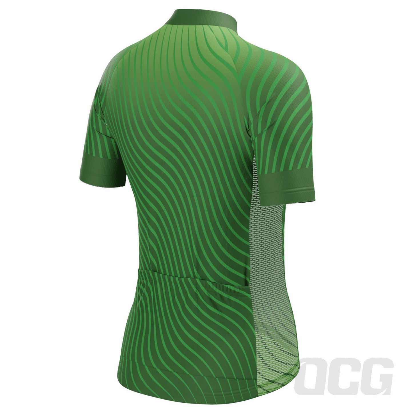 Women's Four Seasons Curvy Lines Short Sleeve Cycling Jersey