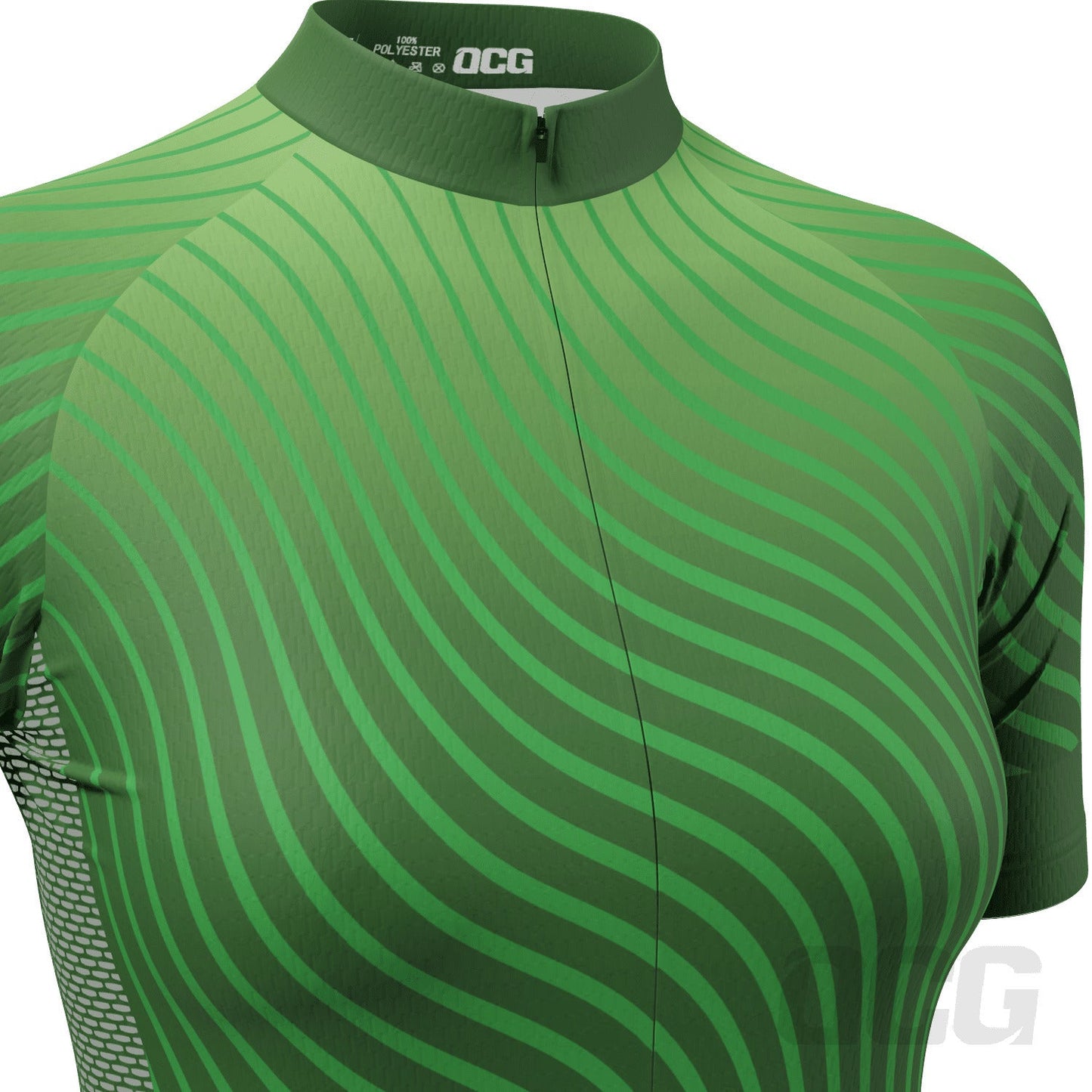 Women's Four Seasons Curvy Lines Short Sleeve Cycling Jersey