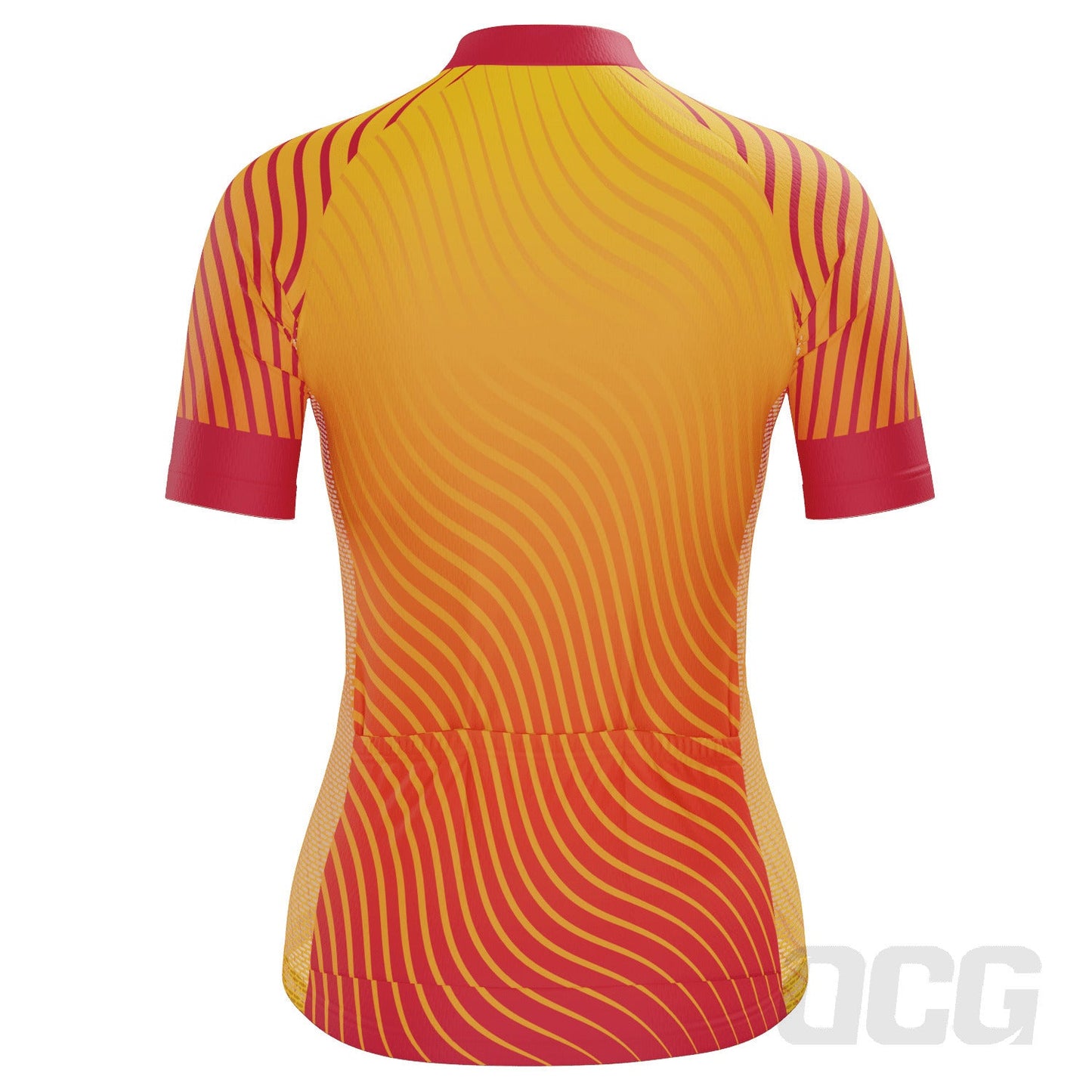 Women's Four Seasons Curvy Lines Short Sleeve Cycling Jersey