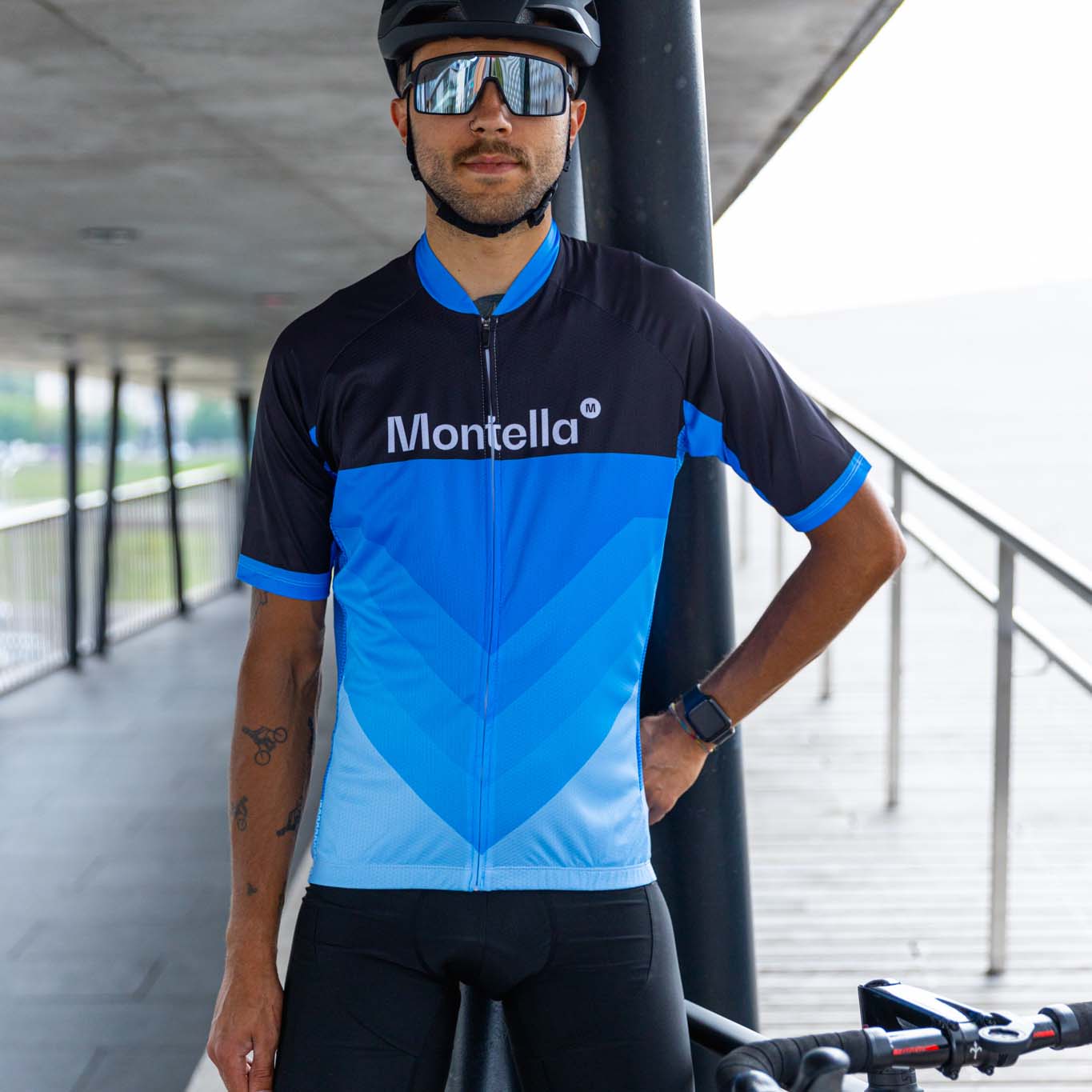 Men's Blue Arrows Cycling Jersey