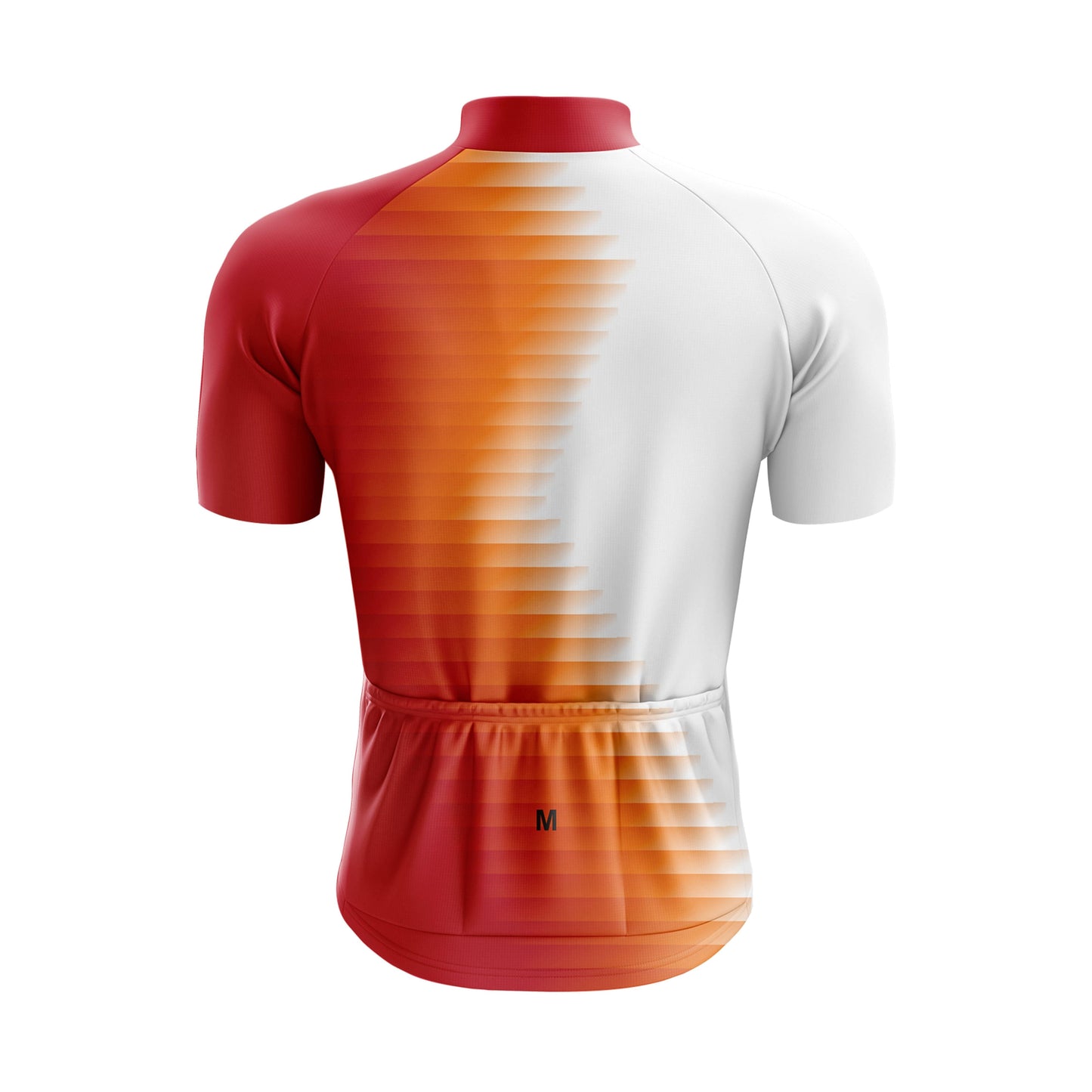 Men's Orange Side Cycling Jersey or Bib Shorts