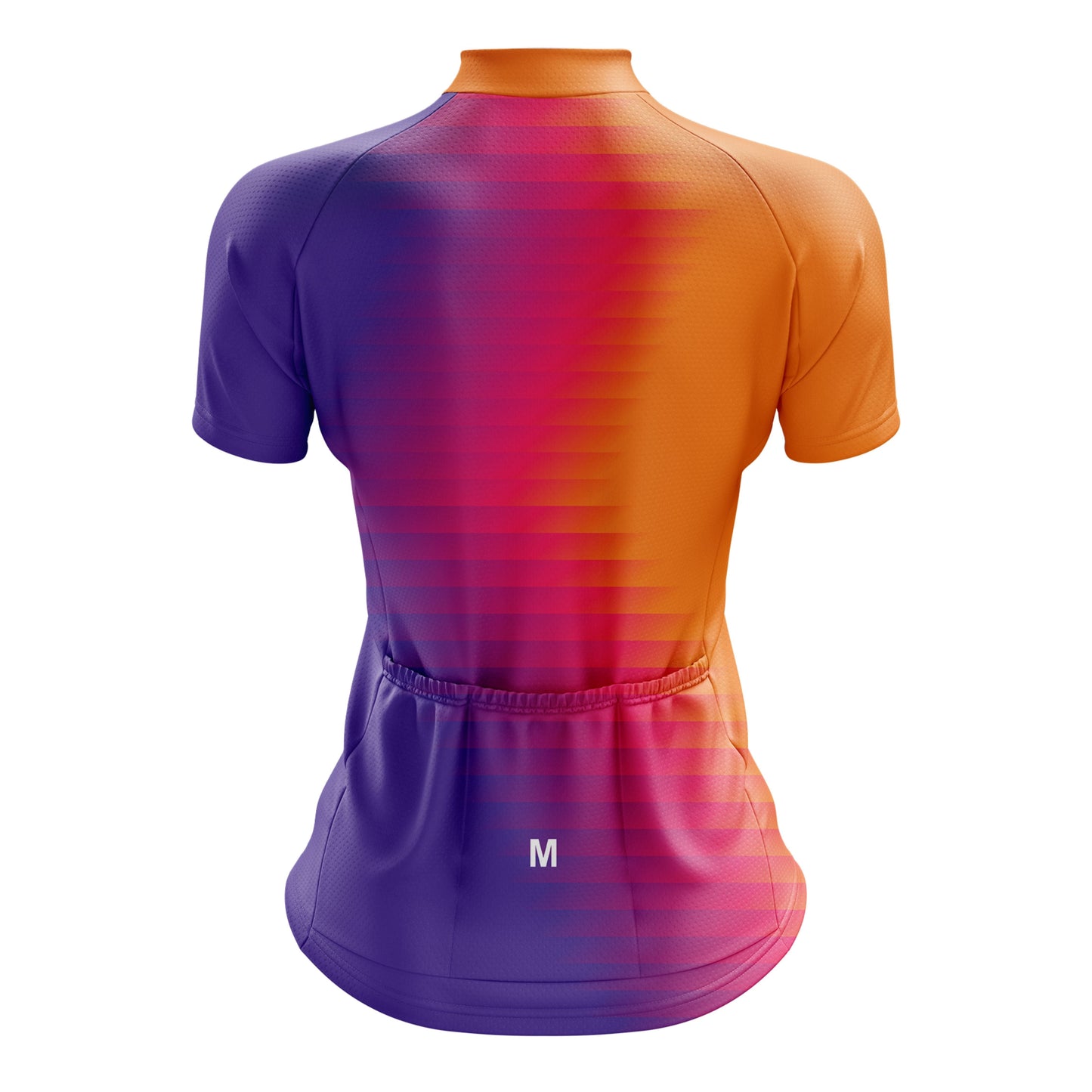 Women's Orange Gradient Cycling Jersey or Shorts