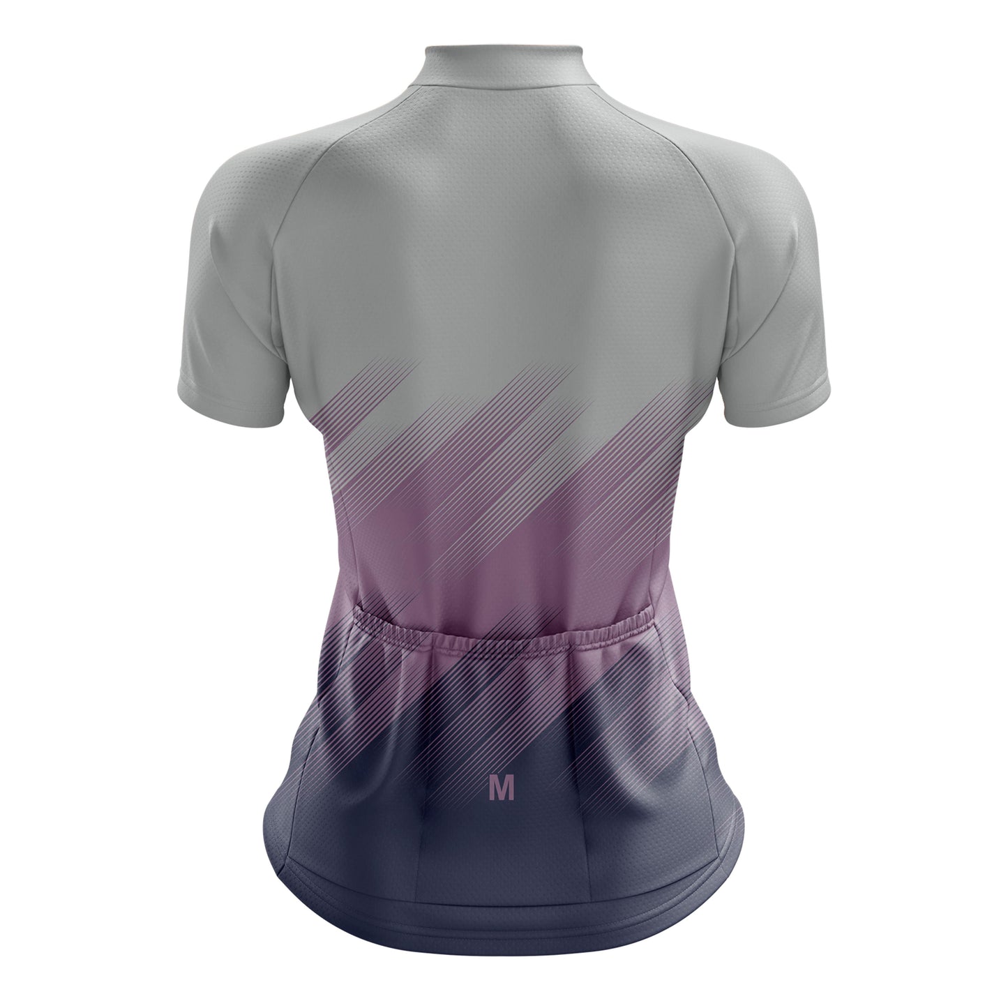 Women's Grey Gradient Cycling Jersey or Shorts