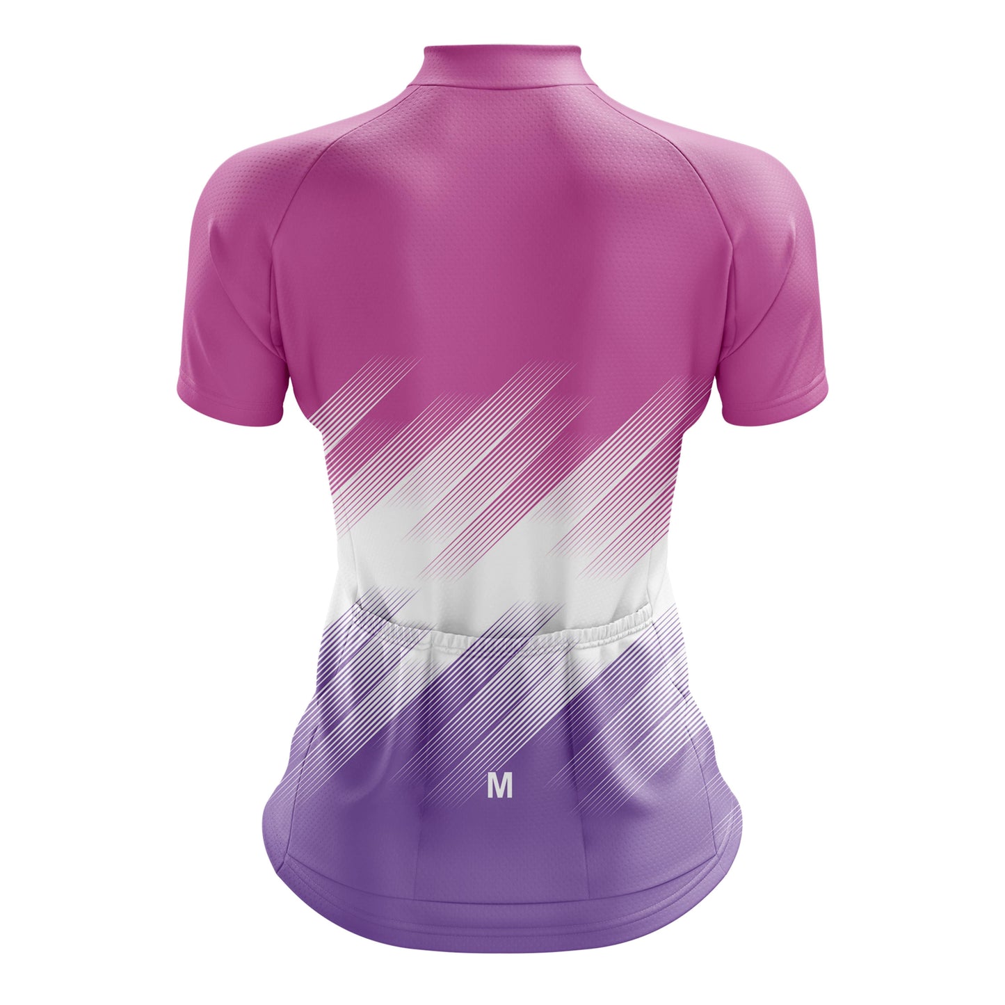 Women's Pink Gradient Cycling Jersey
