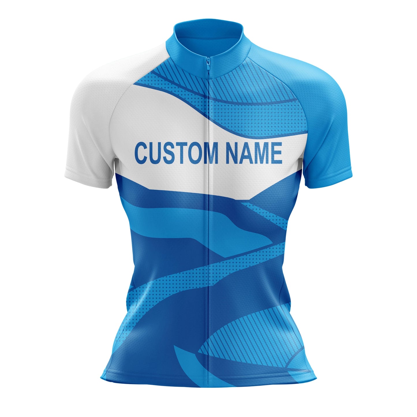 Custom Women Cycling Jersey - Blue