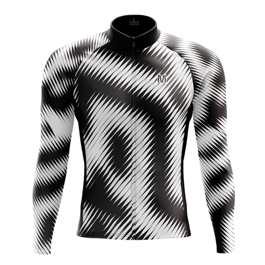 Men's Black Cadence Long Sleeve Cycling Jersey