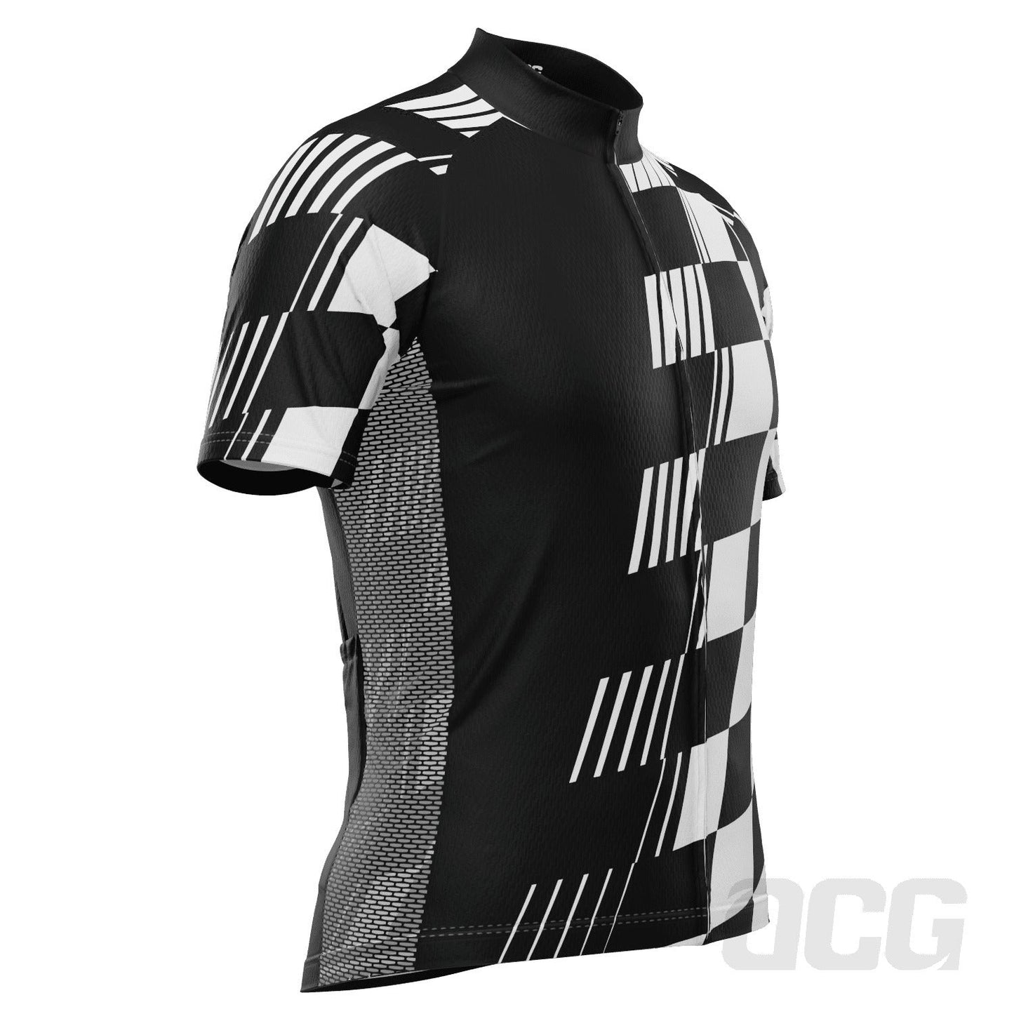 Men's PAVE Athletic Modern Auto Short Sleeve Cycling Jersey