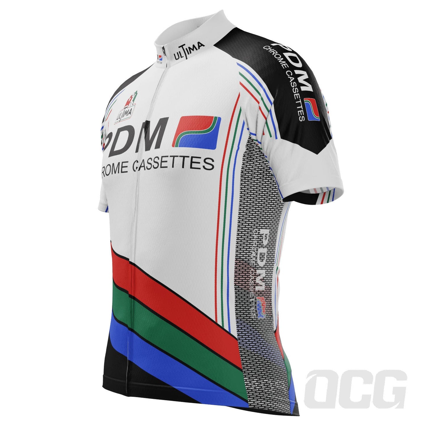 Men's PDM Cassettes Ultima Retro Short Sleeve Cycling Jersey