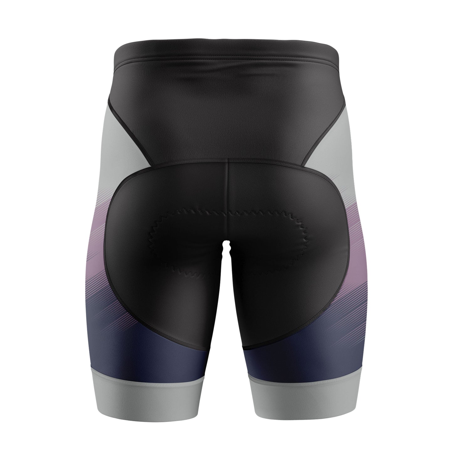 Women Grey Gradient Cycling Shorts
