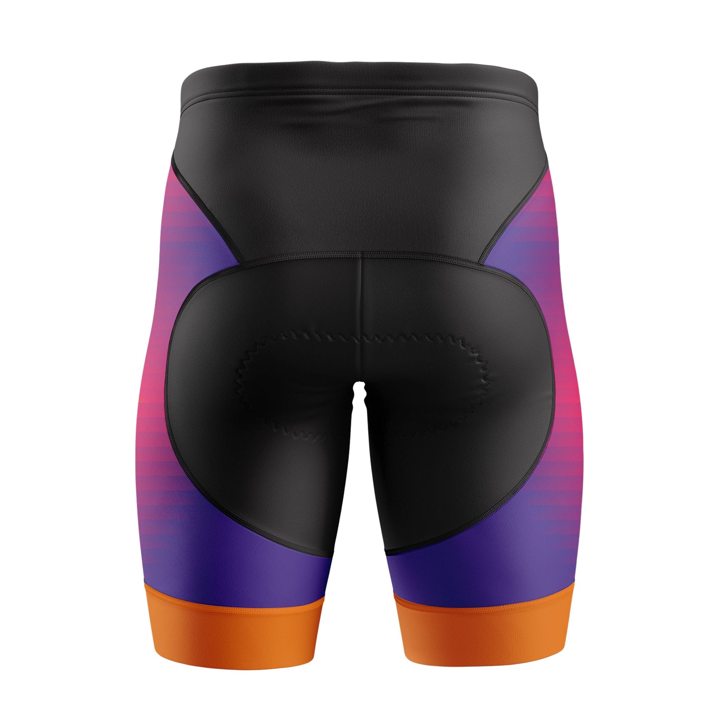 Women's Orange Gradient Cycling Jersey or Shorts