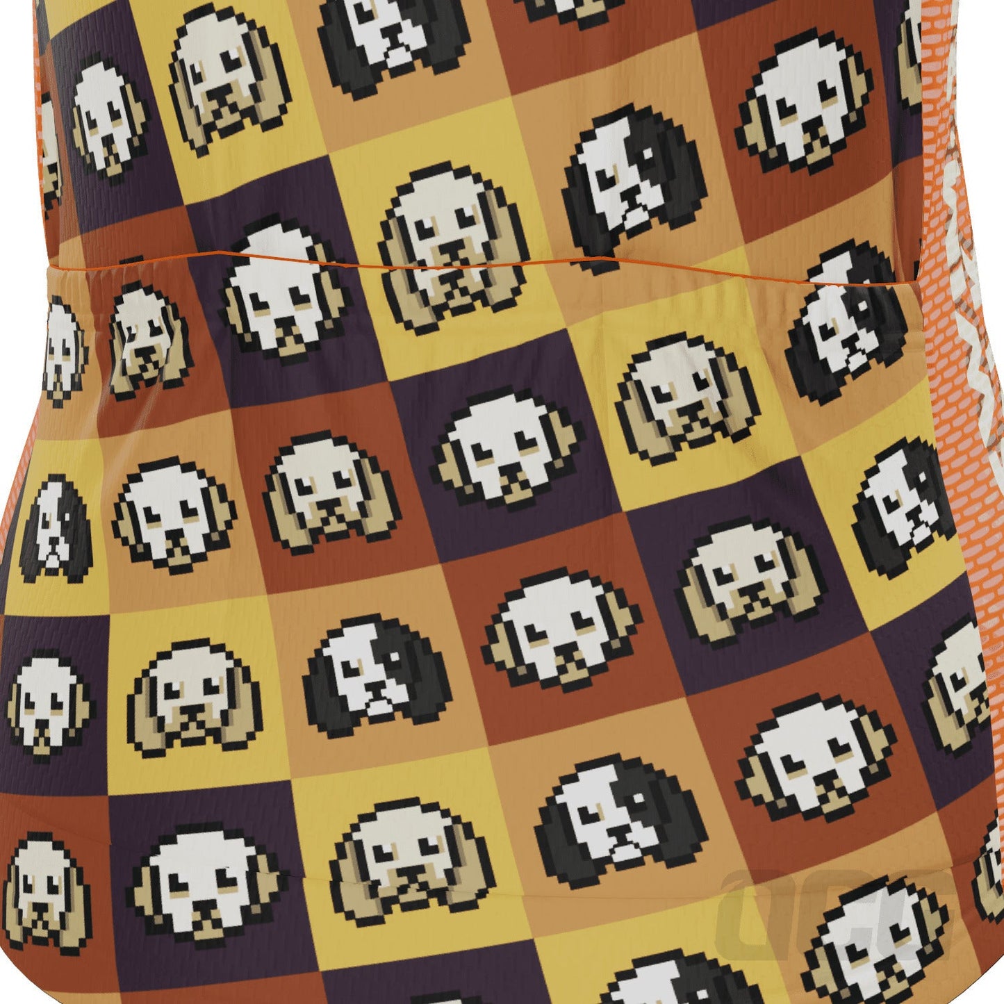 Women's Swim, Bike, Walk the Dog Custom Mommy Yung Short Sleeve Cycling Jersey