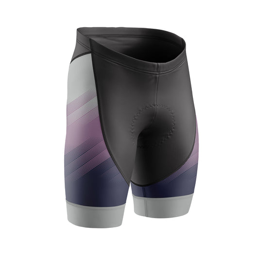 Women Grey Gradient Cycling Shorts