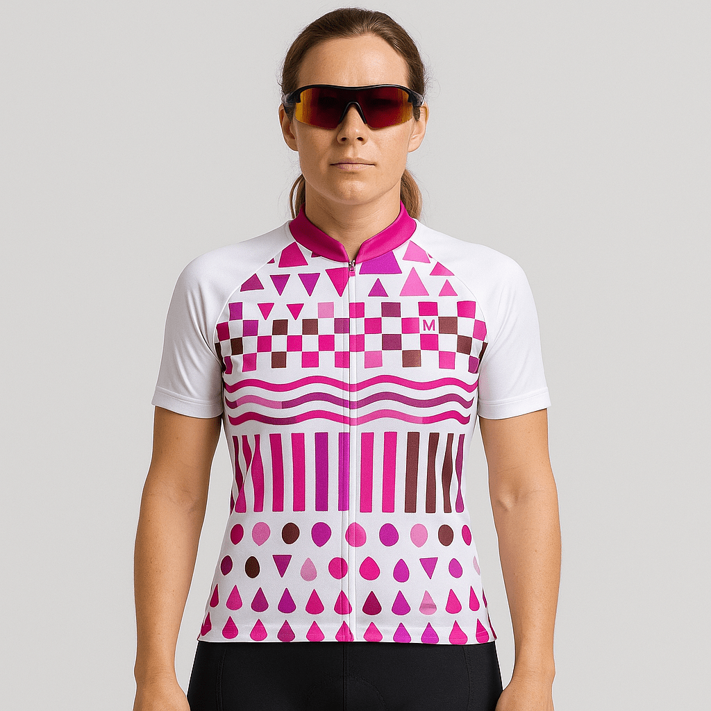 Women's Tribe Cycling Jersey - White