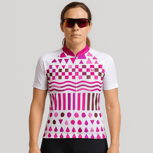 Women's Tribe Cycling Jersey - White