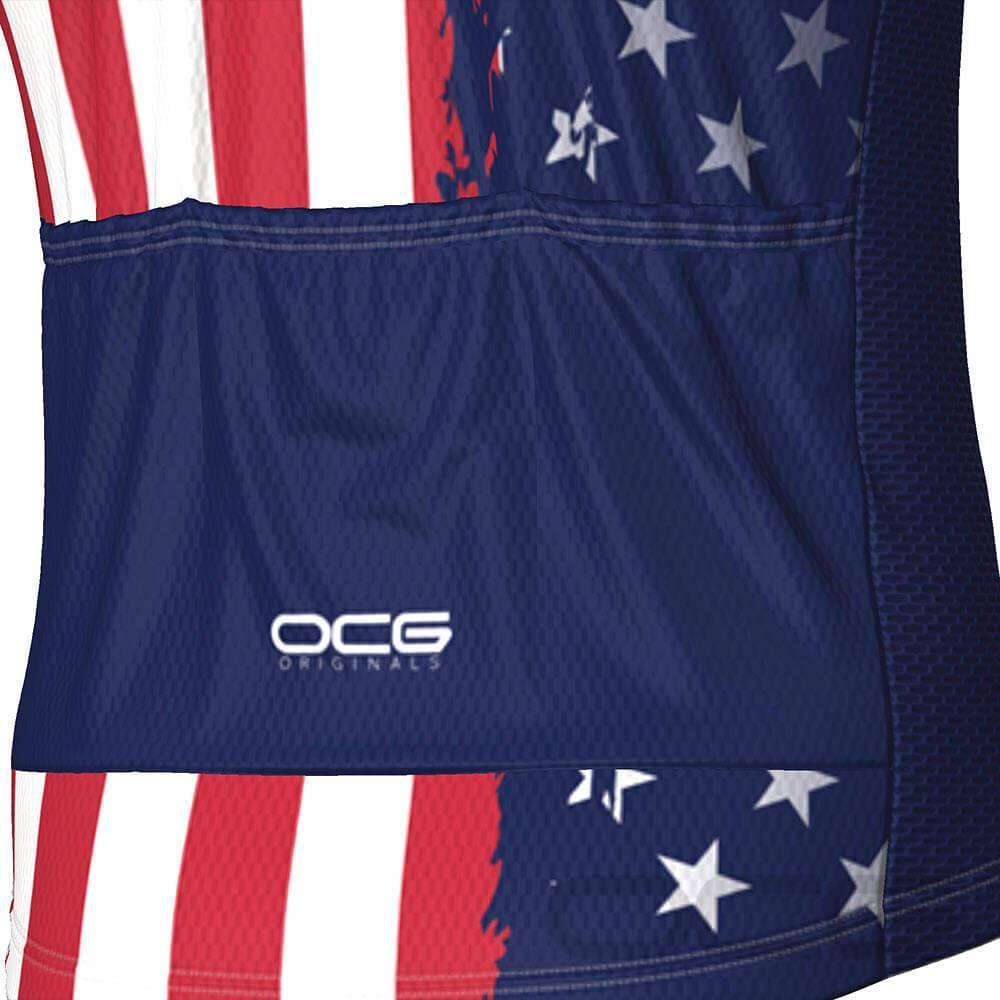 Men's USAF United States Air Force Short Sleeve Cycling Jersey