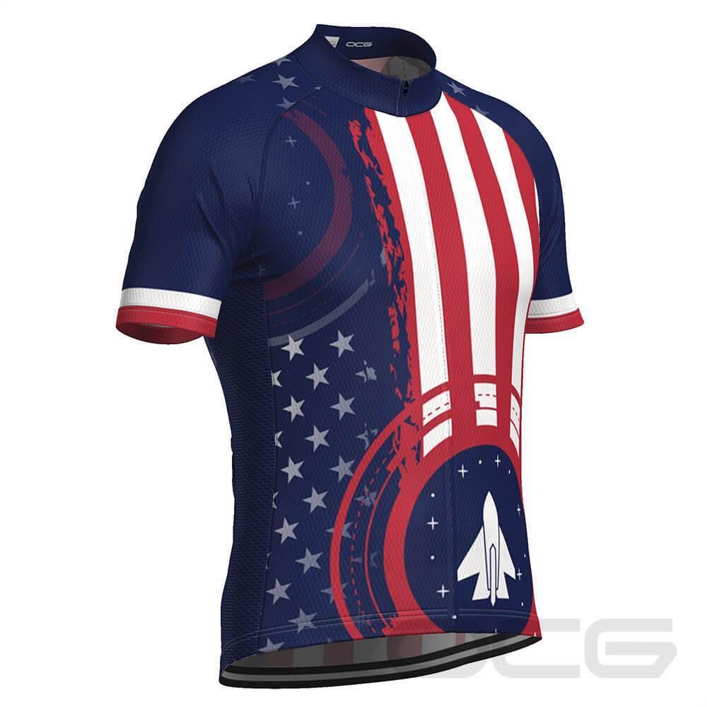Men's USAF United States Air Force Short Sleeve Cycling Jersey