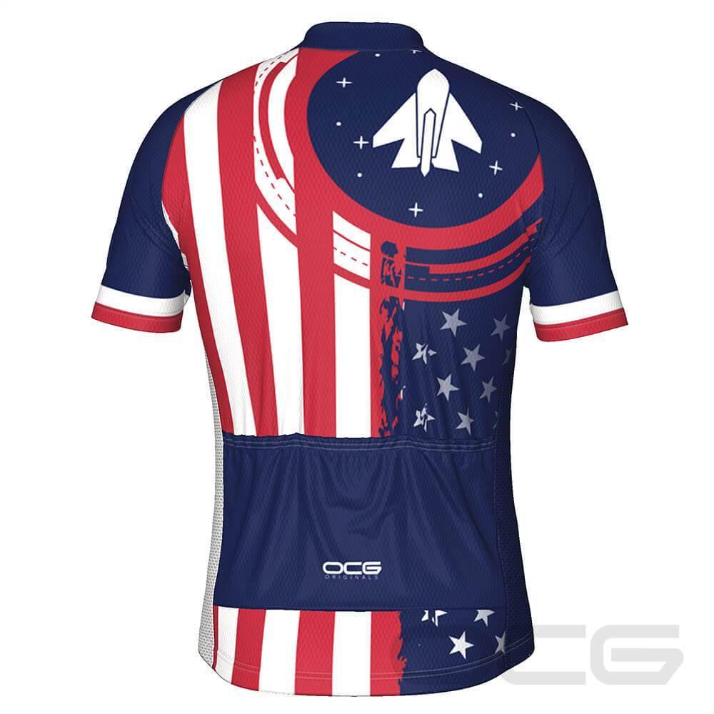 Men's USAF United States Air Force Short Sleeve Cycling Jersey