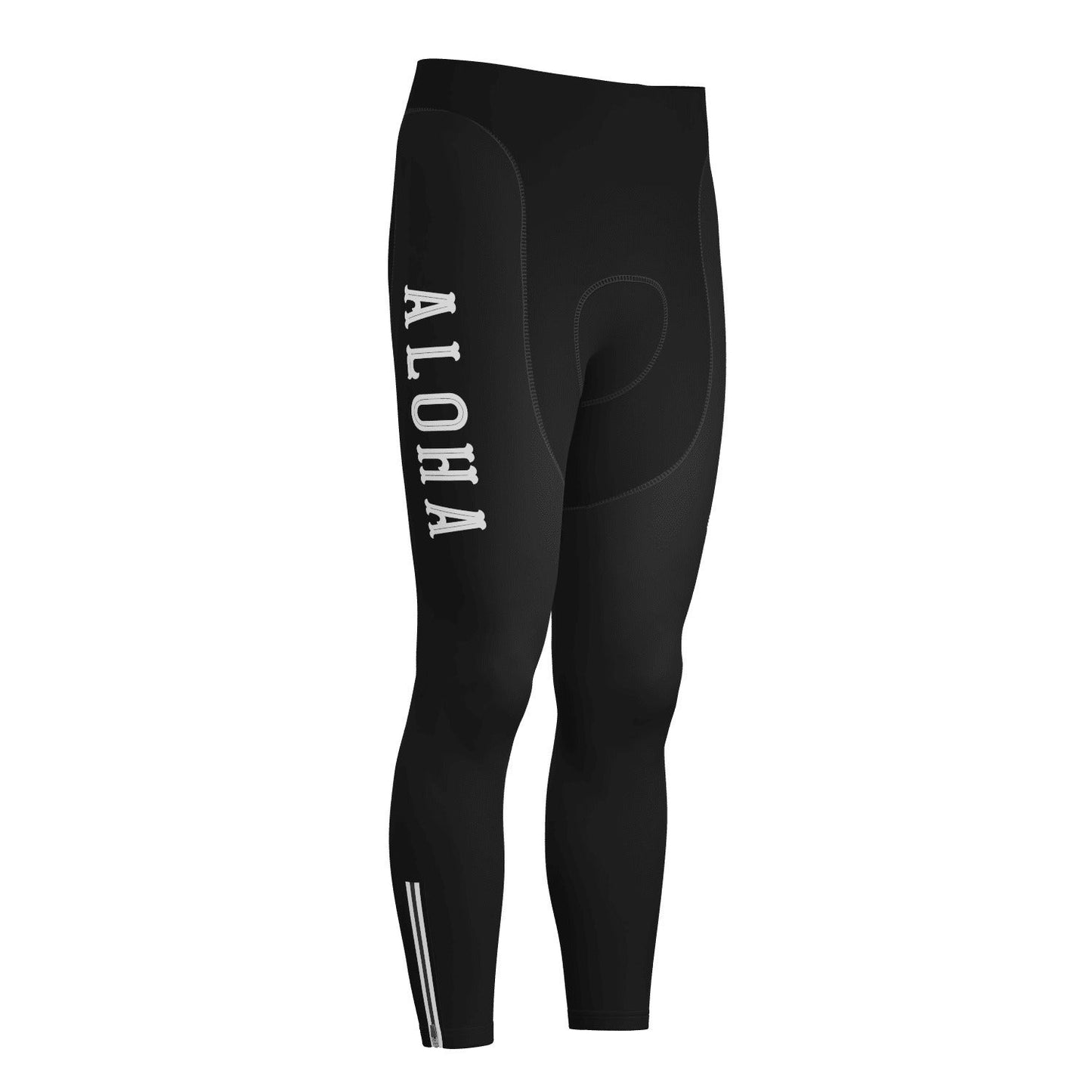 Men's Hawaiian Aloha Floral Gel Padded Cycling Bib-Tights