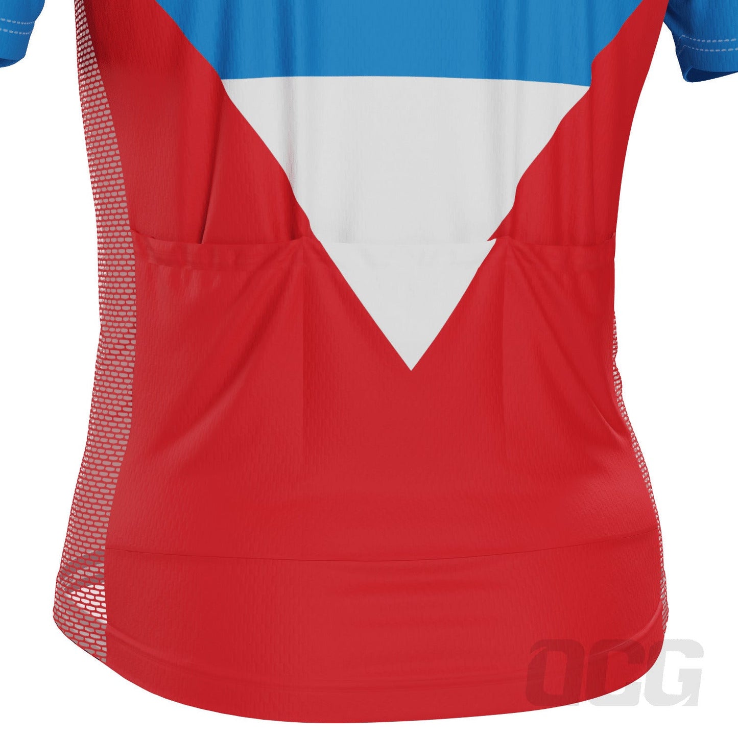 Men's Antigua and Barbuda National Flag Short Sleeve Cycling Jersey