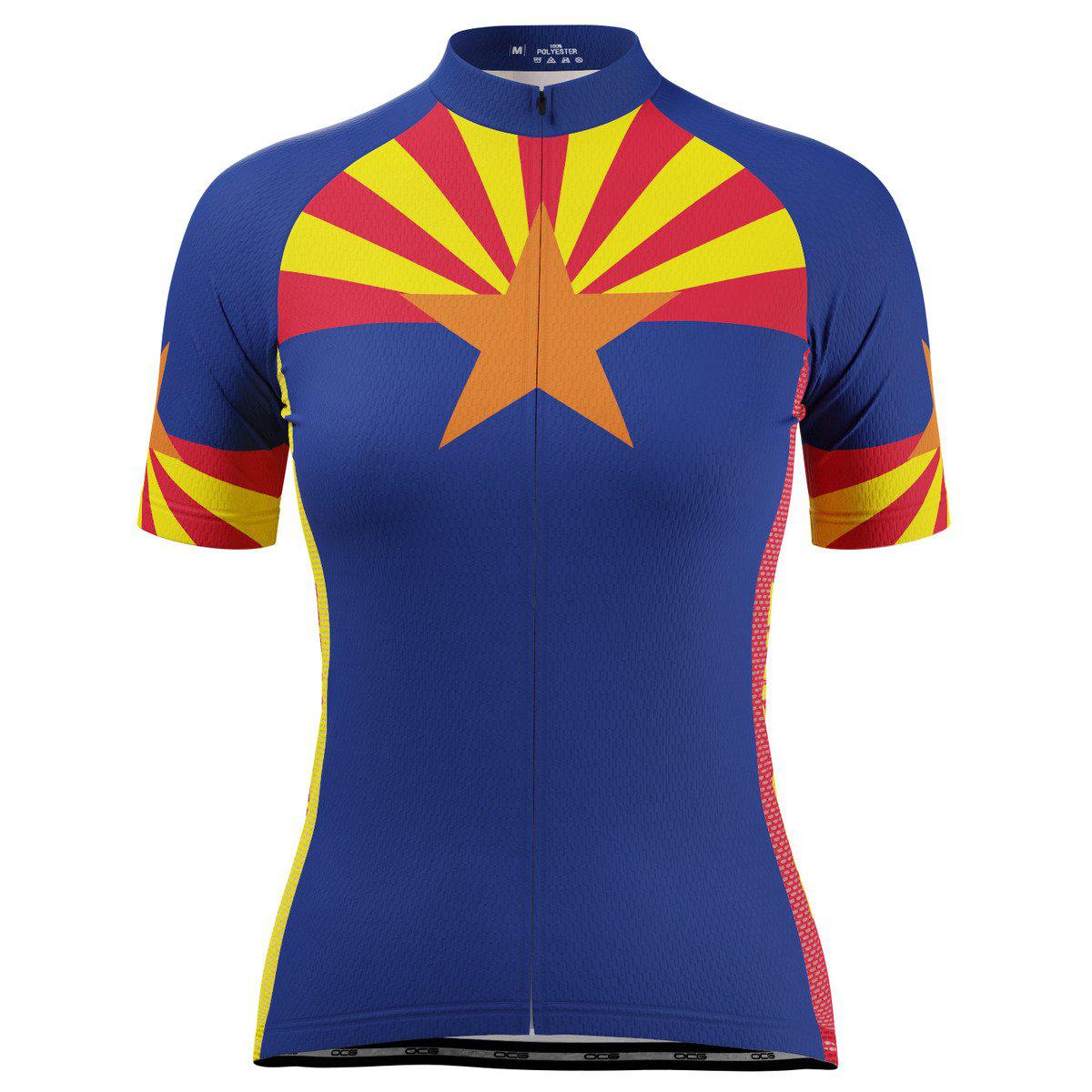 Women's Arizona US State Icon Short Sleeve Cycling Jersey
