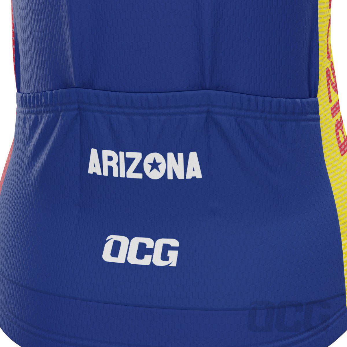 Women's Arizona US State Icon Short Sleeve Cycling Jersey