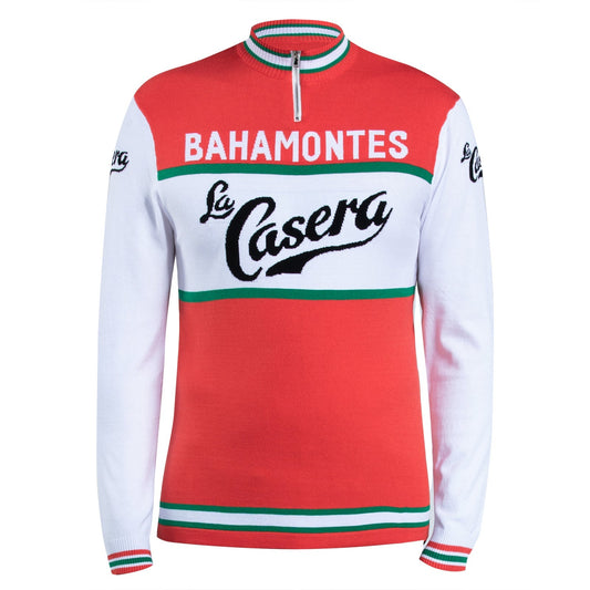 Bahamontes La Casera Merino Wool Blend - Long Sleeve Retro Cycling Jersey