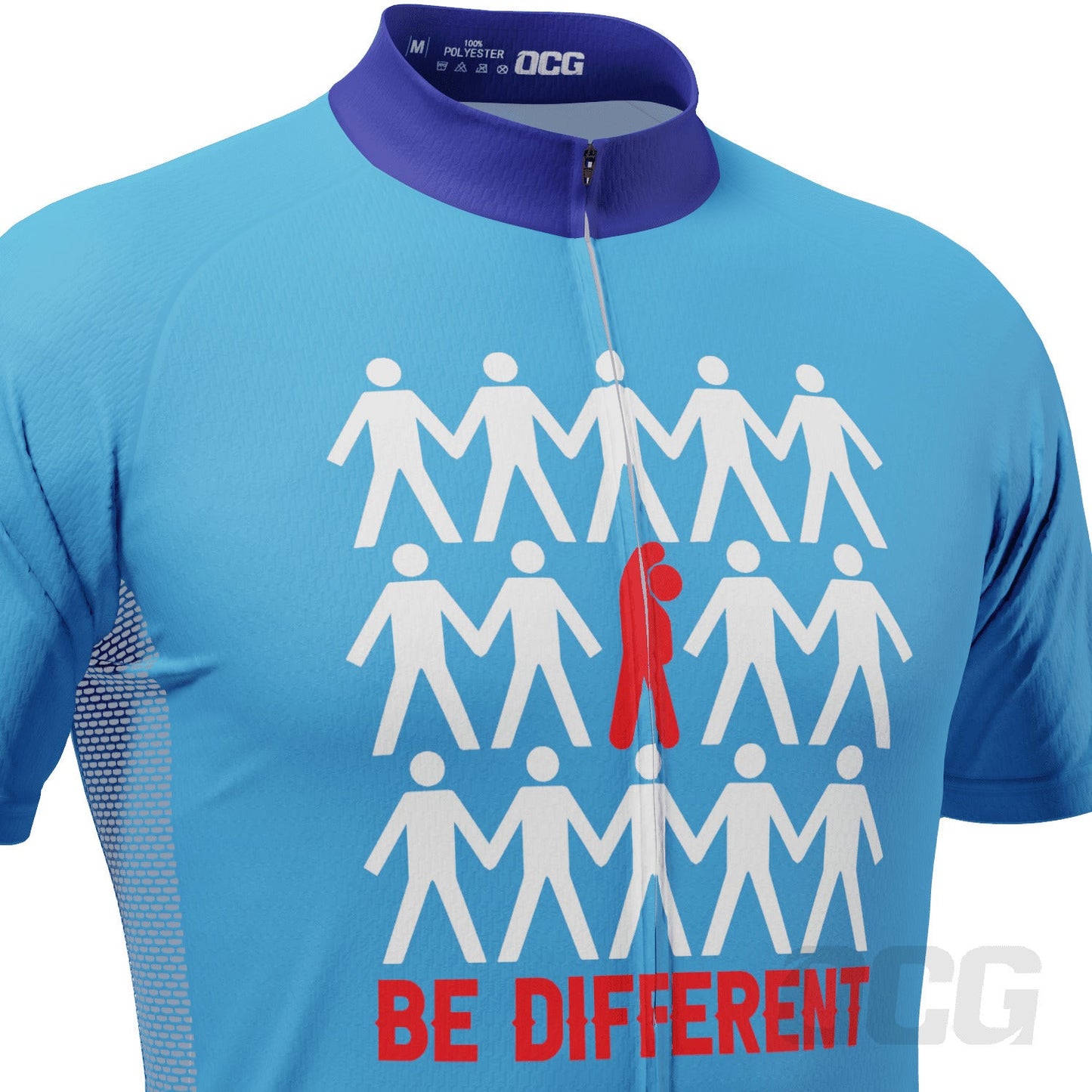 Men's Be Different Short Sleeve Cycling Jersey