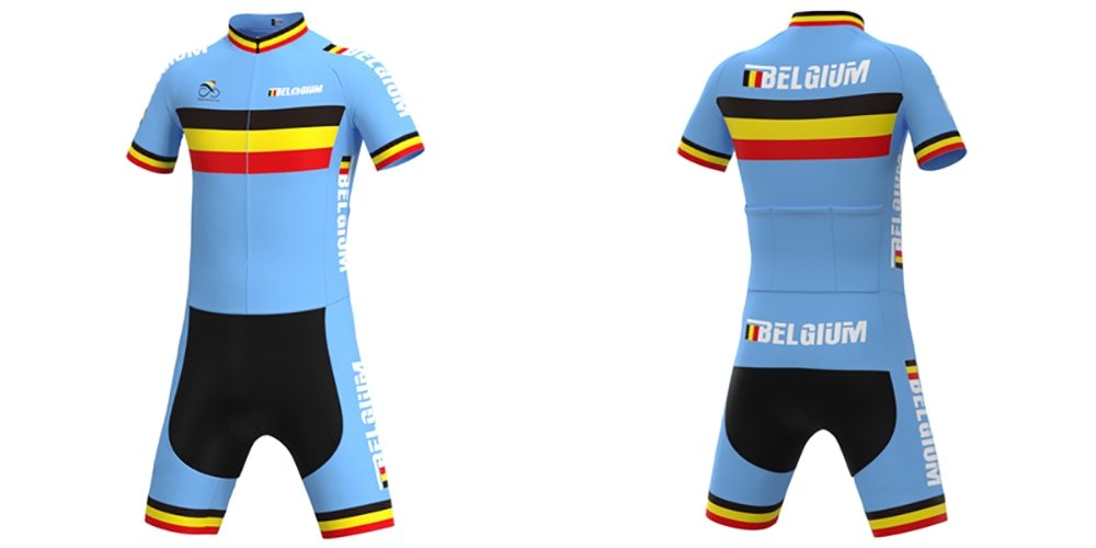 Belgium Cycling Team Retro Cycling Team Kit