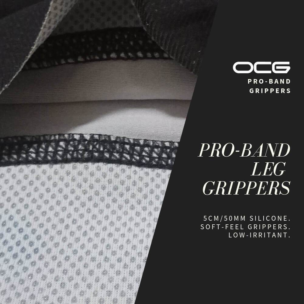 Men's Retro Four Stripe Black Gel Padded Cycling Bib-Tights