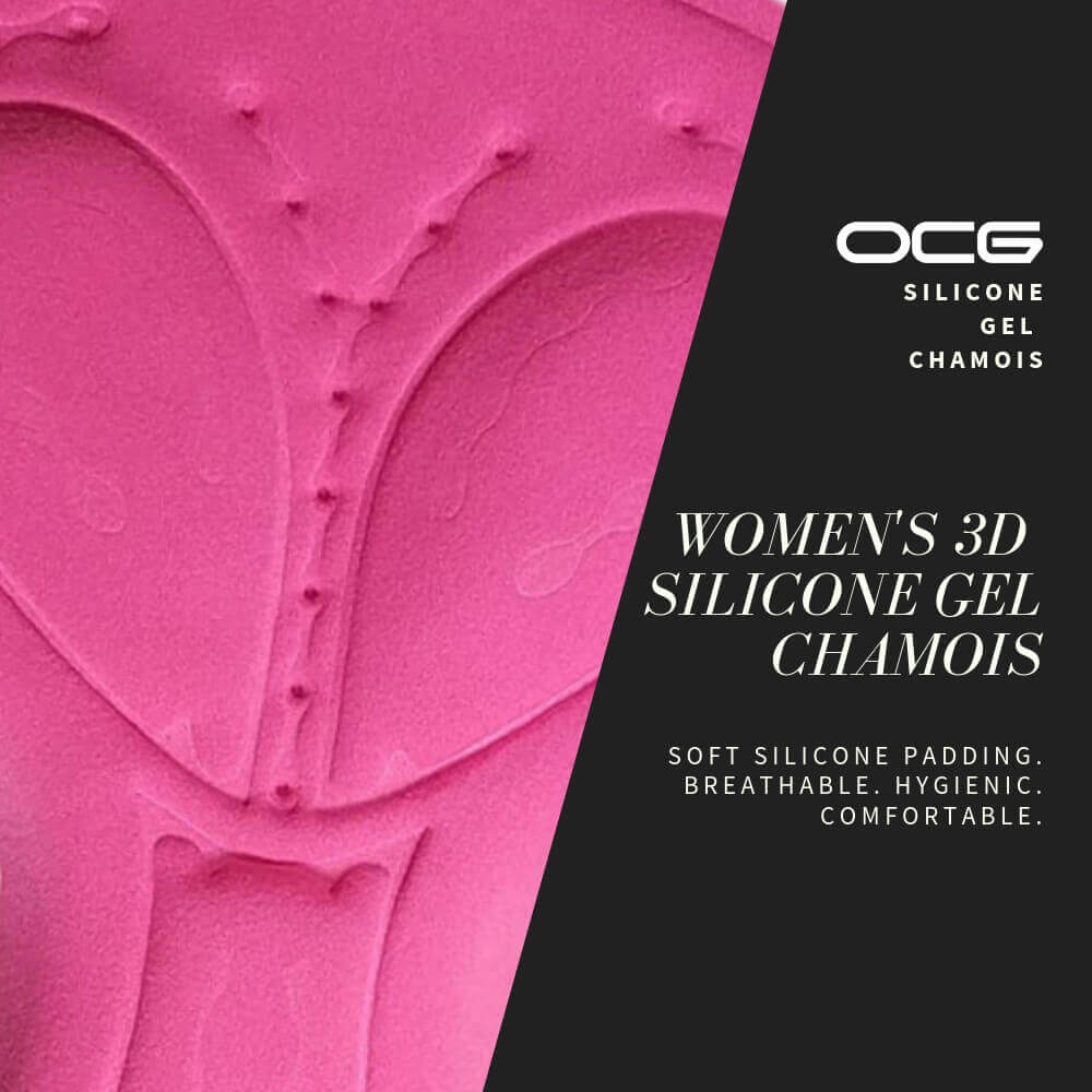 Women's Purple Geometry Gel Padded Cycling Underwear-Briefs