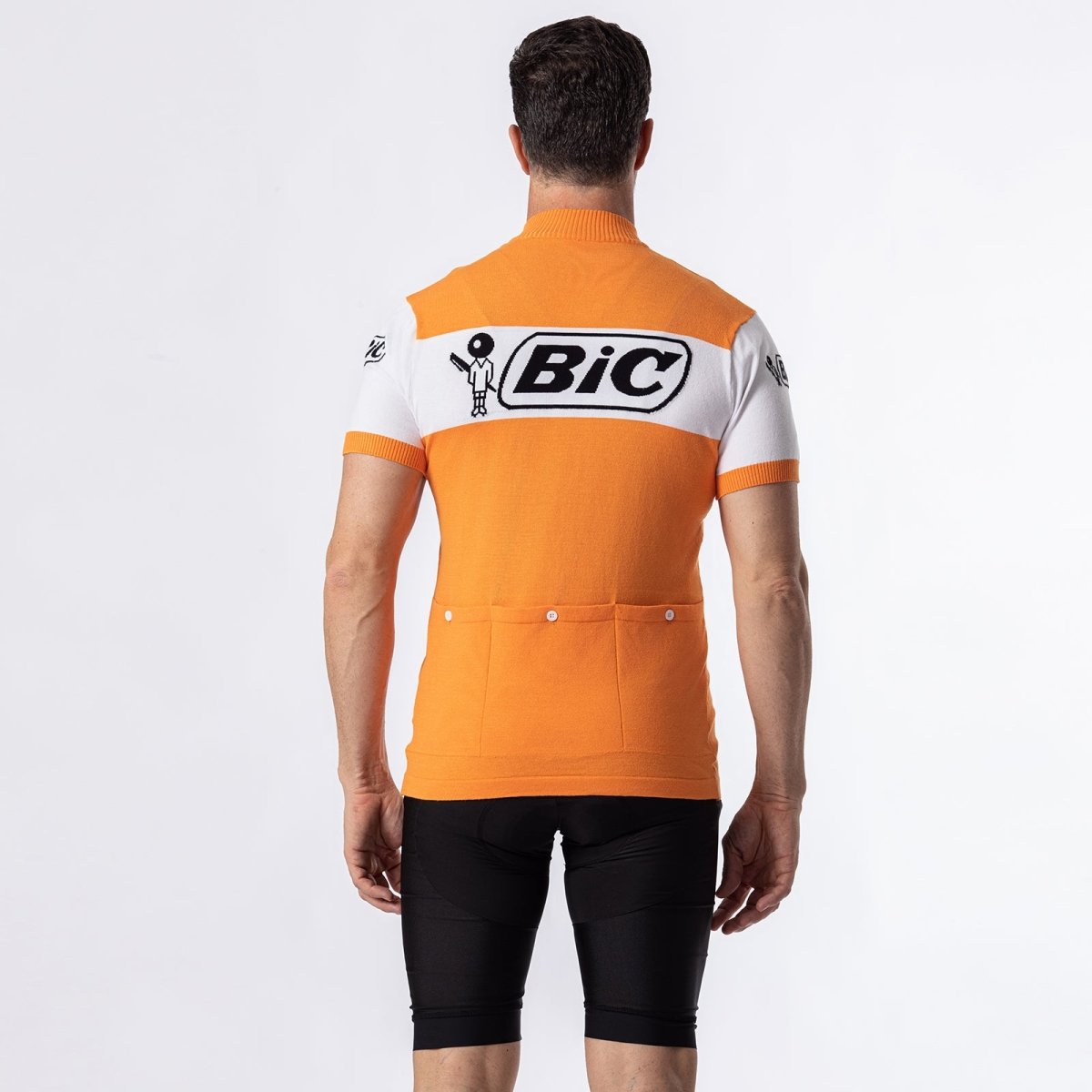 Bic Merino Wool Blend - Retro Cycling Jersey