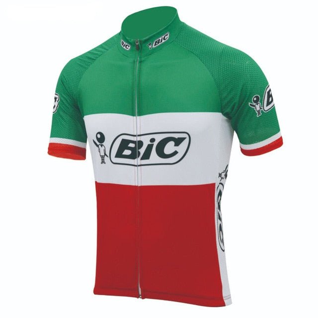 BIC Italy Short Sleeve Retro Cycling Jersey