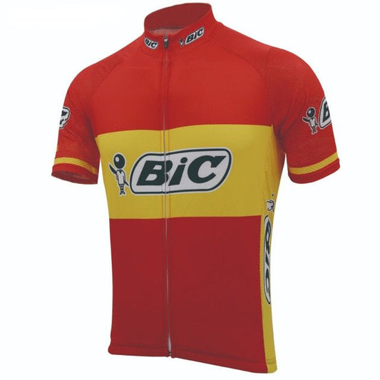 BIC Spain Short Sleeve Retro Cycling Jersey