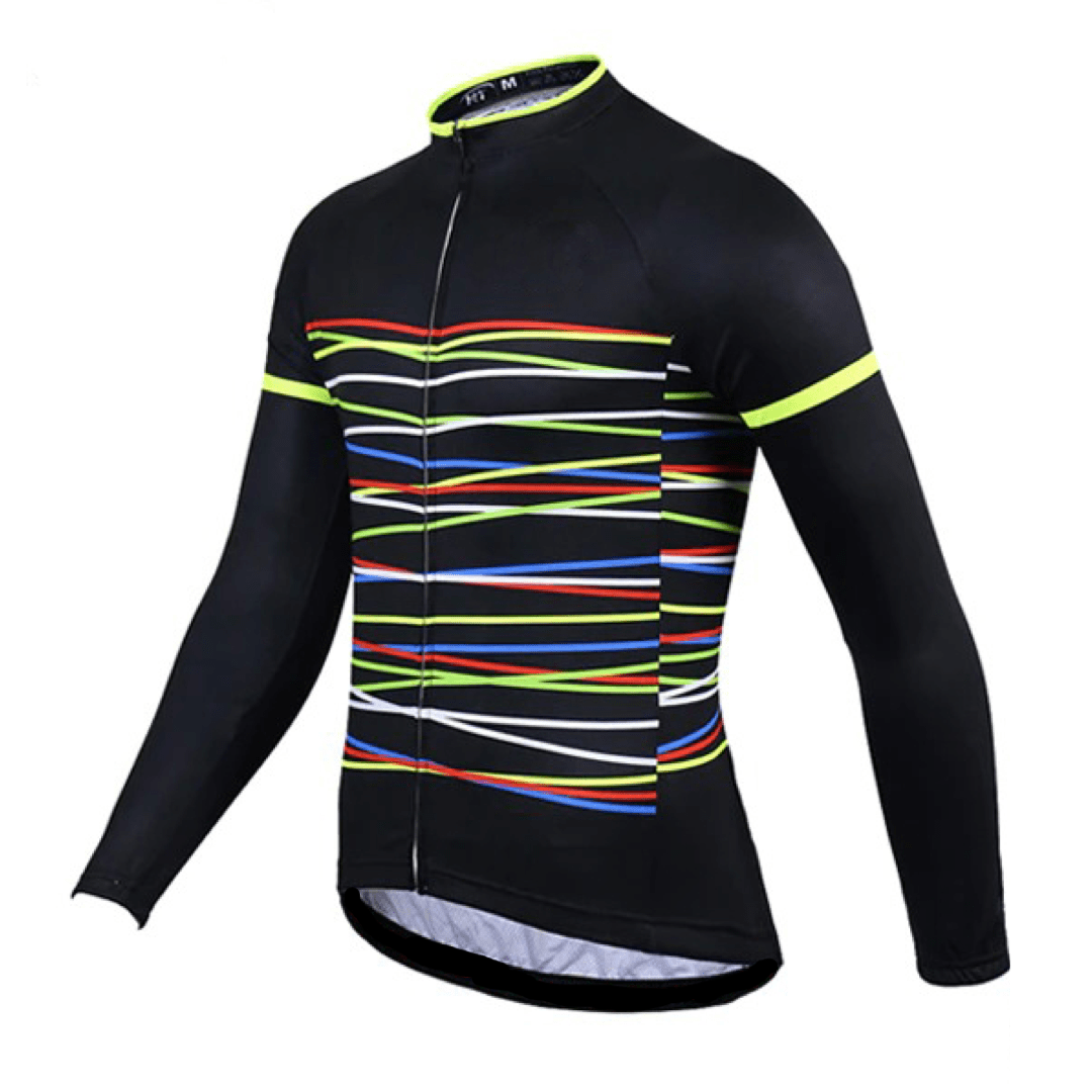Black Lines Winter Cycling Jersey or Bib Pants
