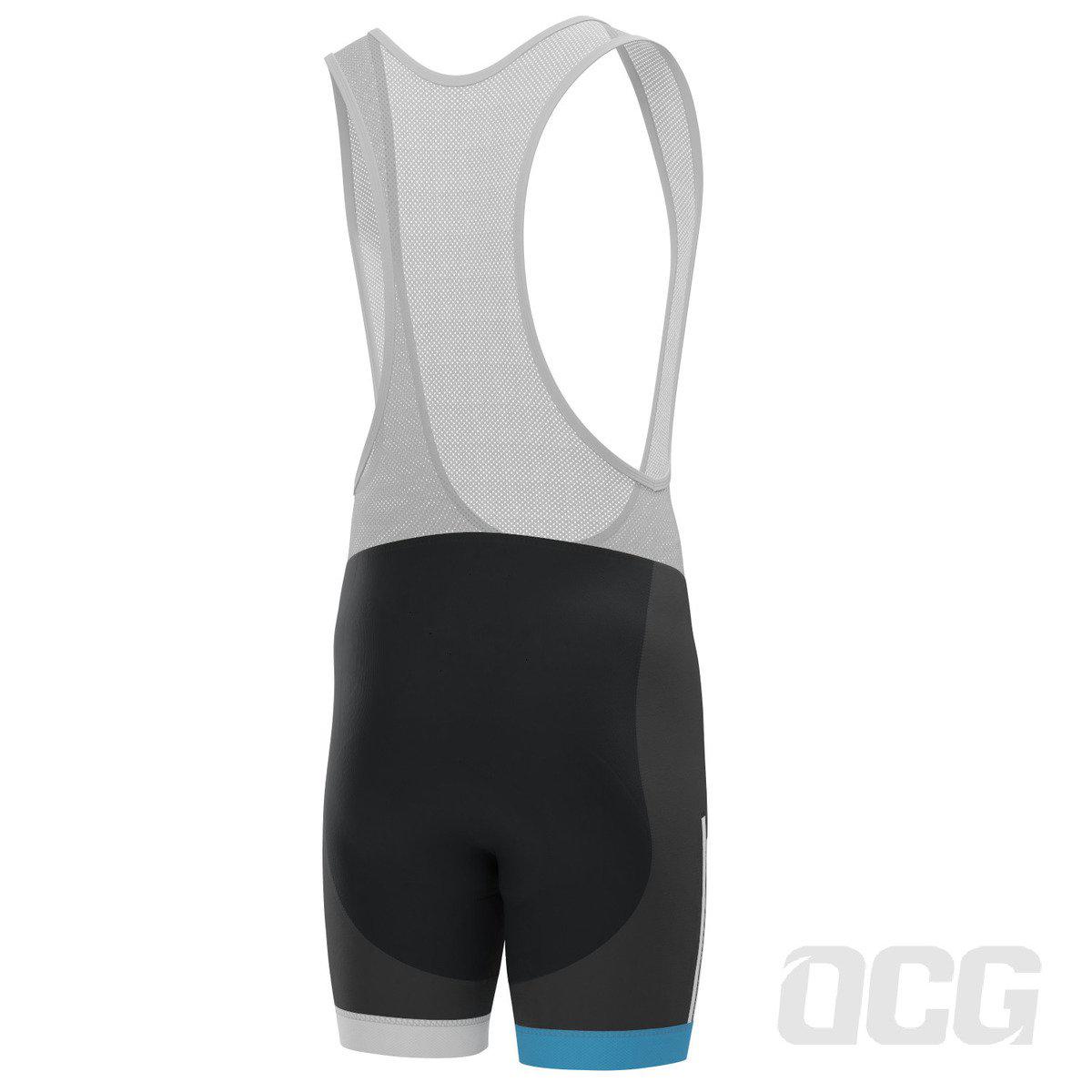 Men's American National Flag Gel Padded Cycling Bib