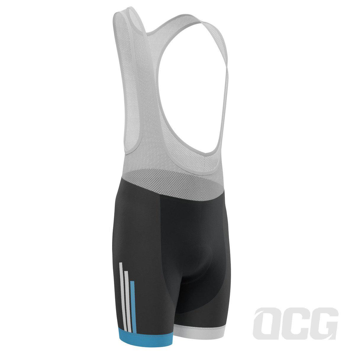 Men's American National Flag Gel Padded Cycling Bib