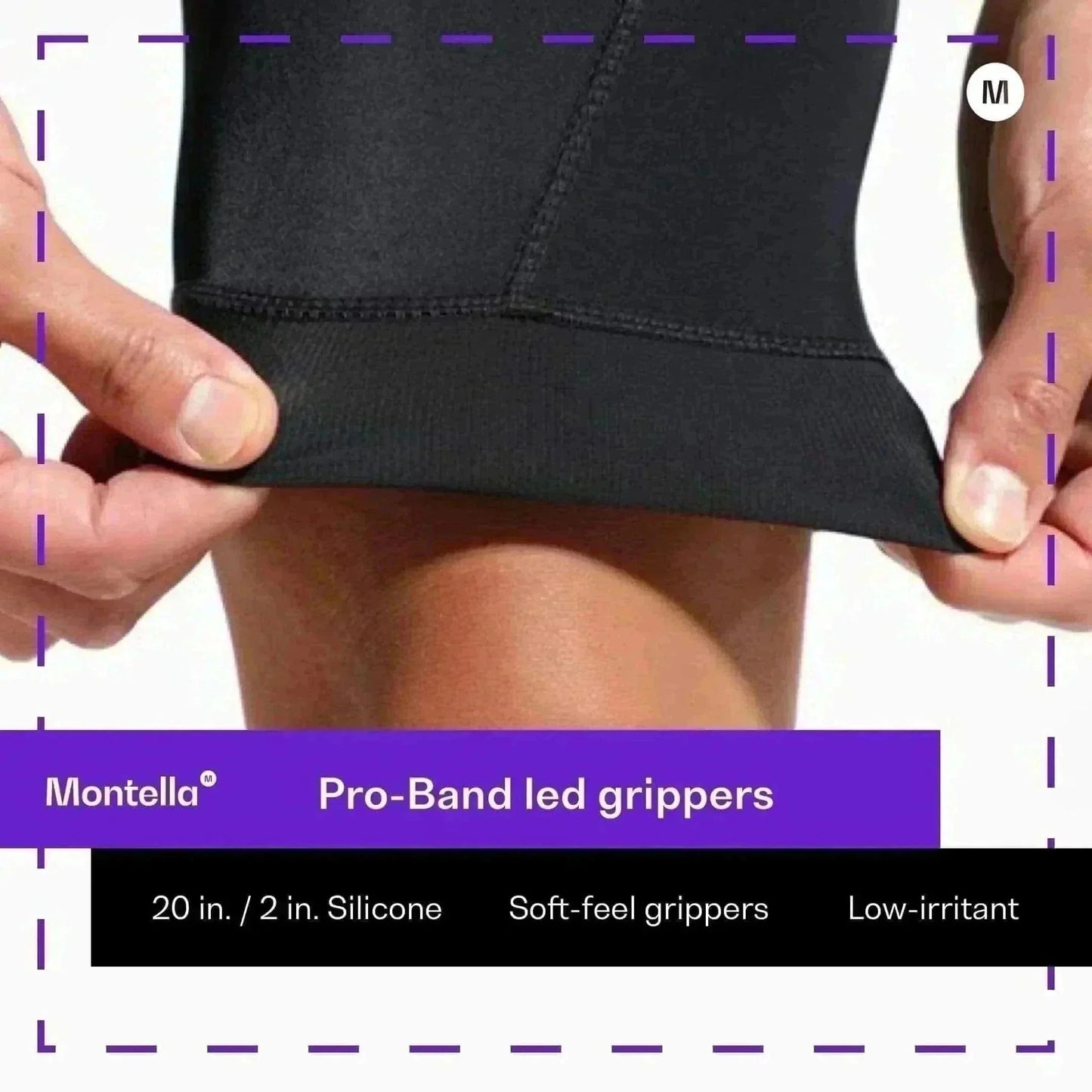 Men Purple Cycling Bib Shorts