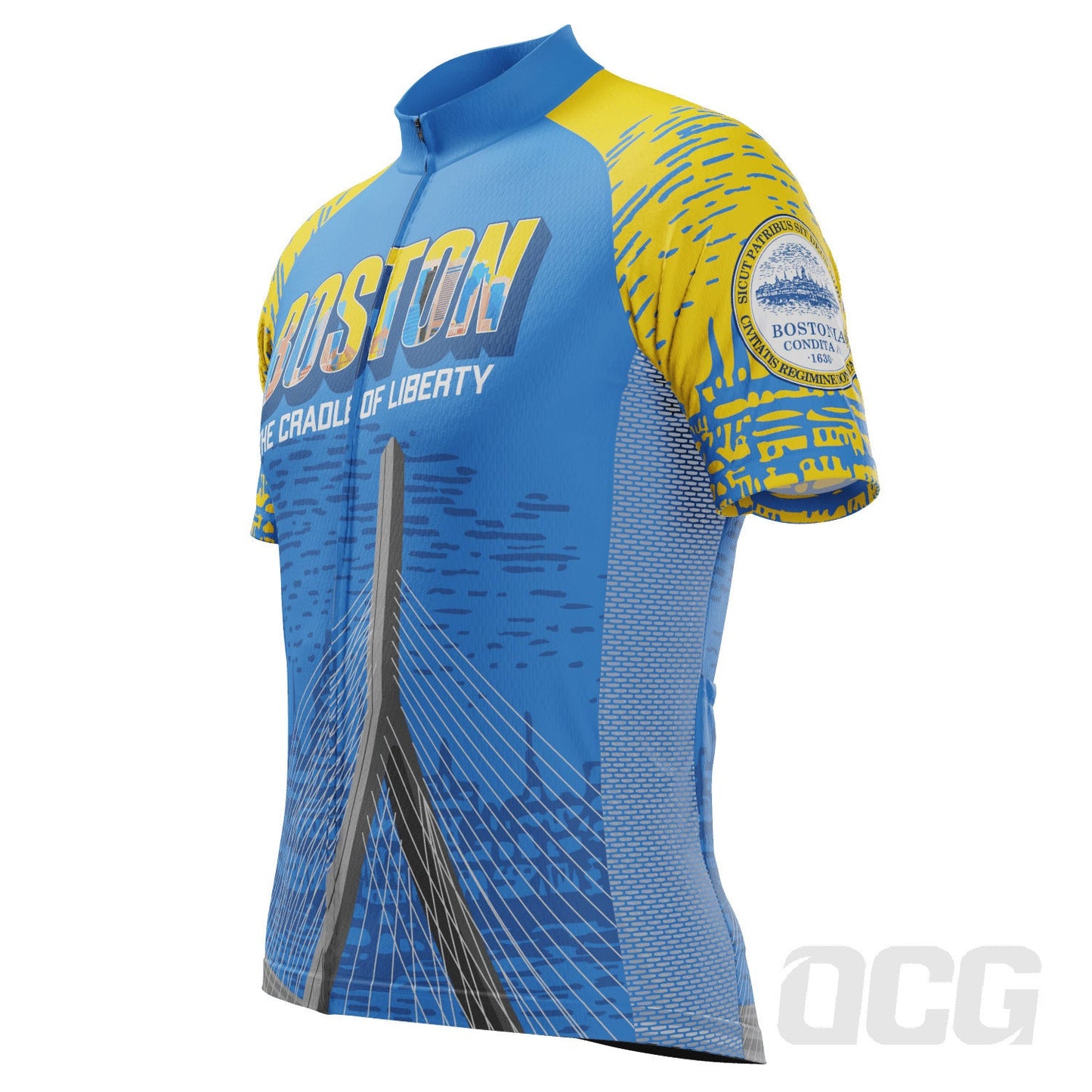 Men's Around The World - Boston Short Sleeve Cycling Jersey