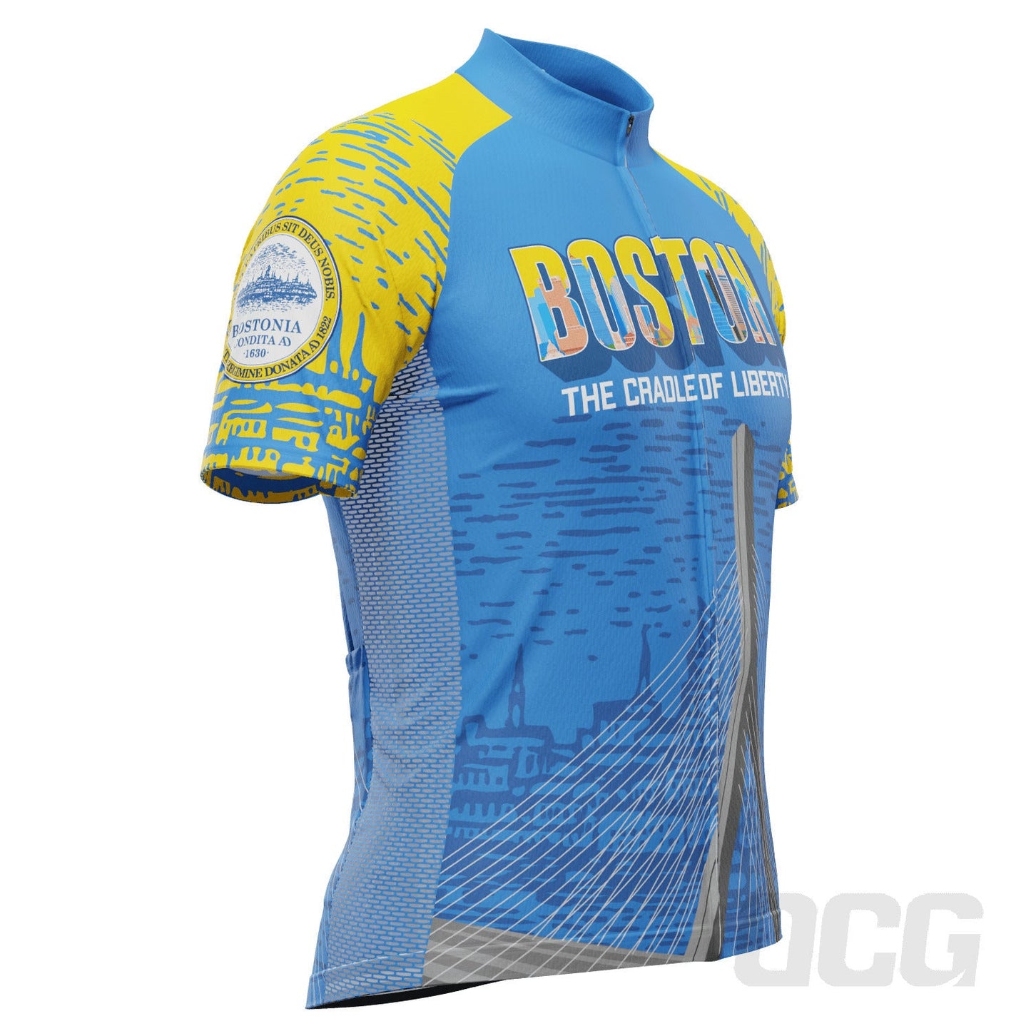 Men's Around The World - Boston Short Sleeve Cycling Jersey